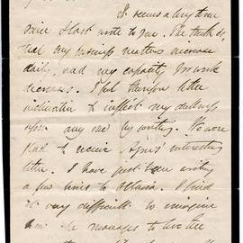 Letter from Octavius Hadfield to his brother Charles, November 1877