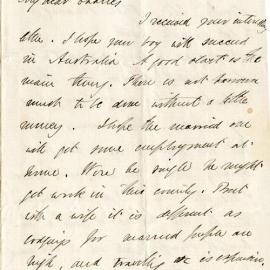 Letter from Octavius Hadfield to his brother Charles, June 1878