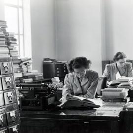 Cataloging Room, Wellington Central Library