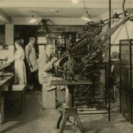 Bindery in the Central Public Library