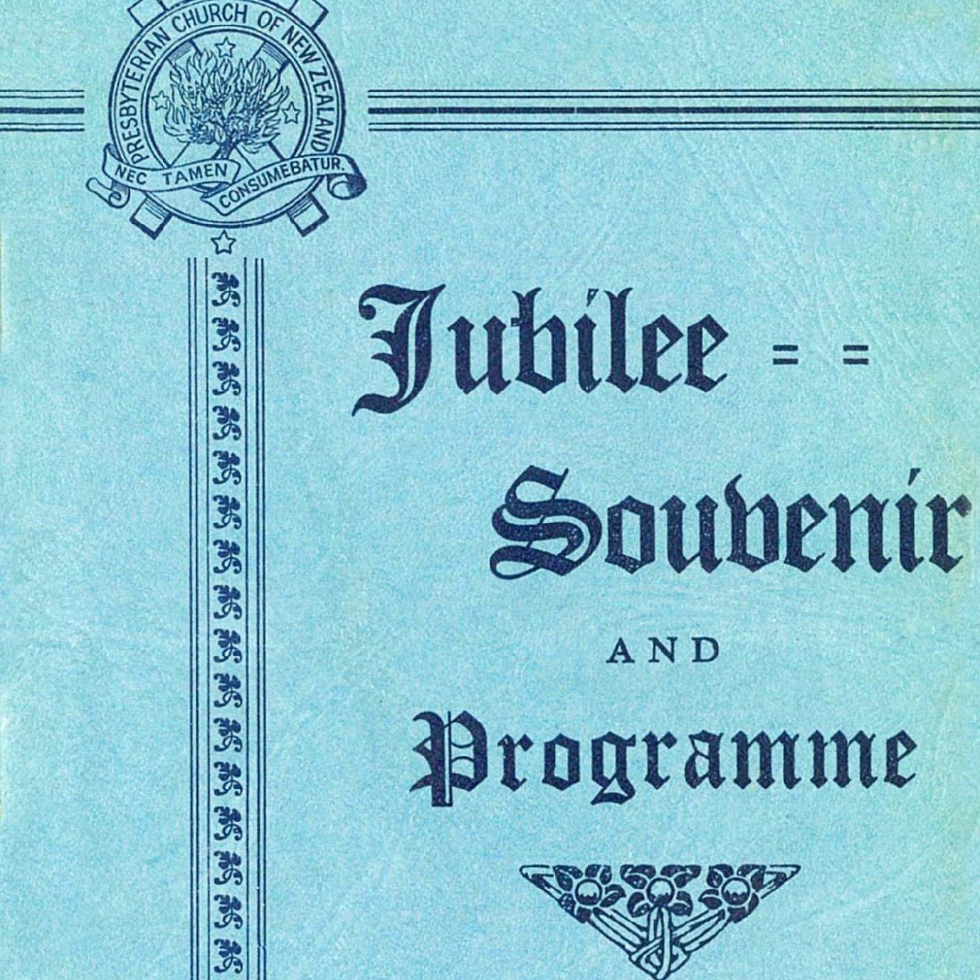 Island Bay Presbyterian Church Jubilee Souvenir and Programme