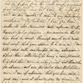 Letter from Henry Williams to Octavius Hadfield, November 1860