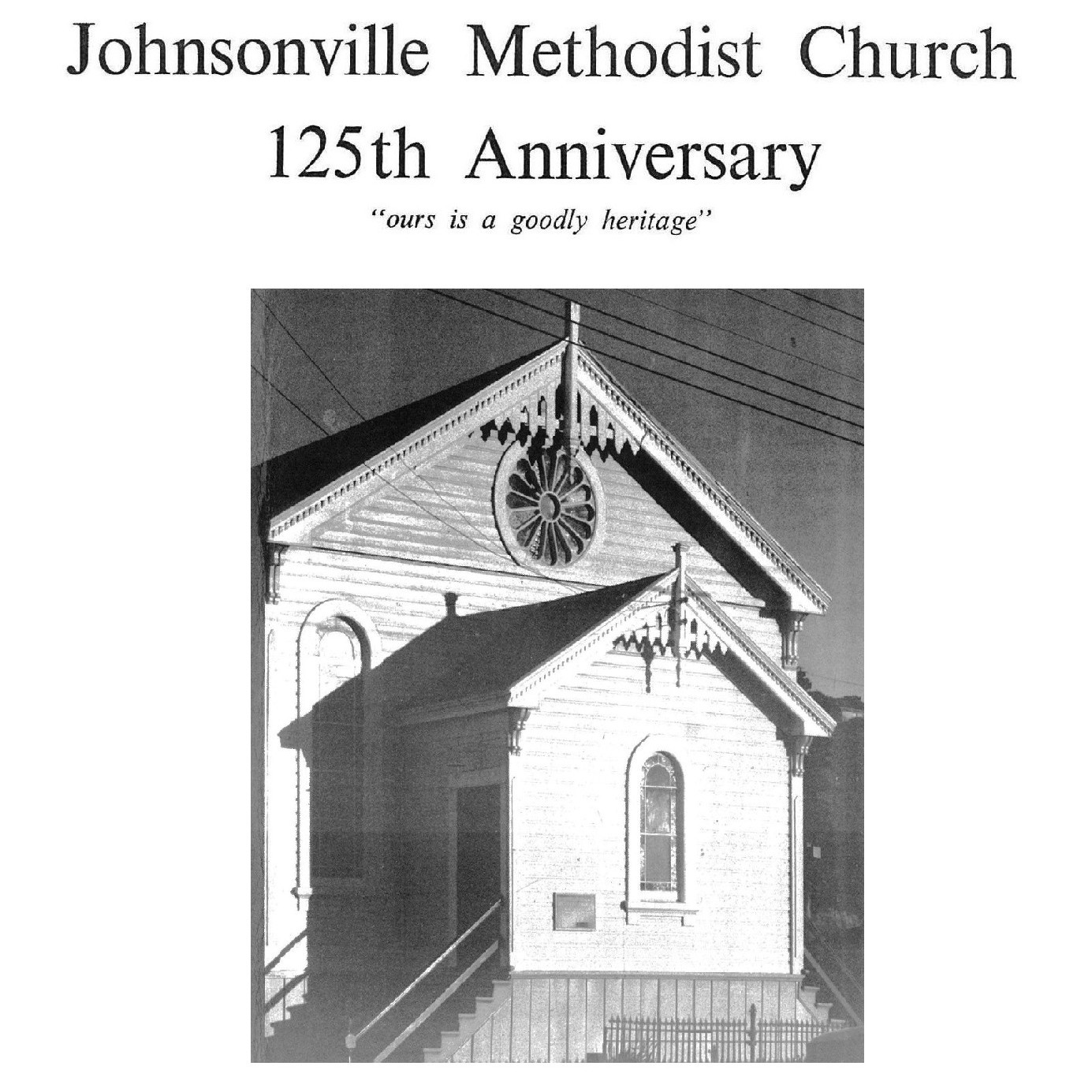 Johnsonville Methodist Church 125th Anniversary
