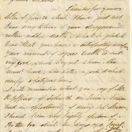 Letter from Octavius Hadfield to his brother Charles, April 1865