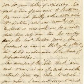 Letter from Octavius Hadfield to his brother Charles, August 1865