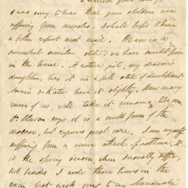 Letter from Octavius Hadfield to his brother Charles, September 1865