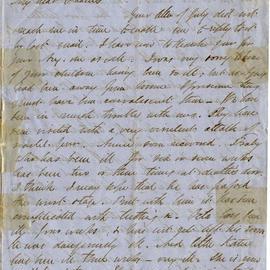 Letter from Octavius Hadfield to his brother Charles, November 1865