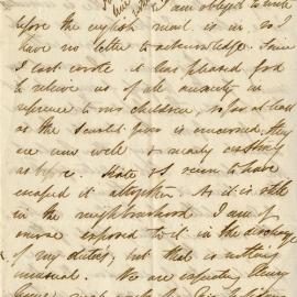 Letter from Octavius Hadfield to his brother Charles, December 1865