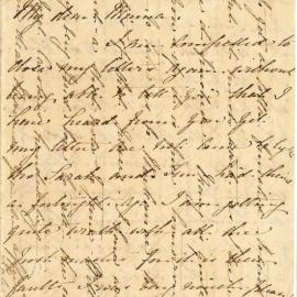 Letter from Catherine Hadfield to her mother, Marianne Williams, July 1851