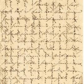 Letter from Catherine Hadfield to her mother, Marianne Williams, August 1851