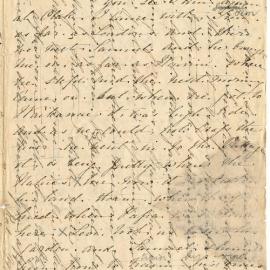 Letter from Catherine Hadfield to her mother, Marianne Williams, December 1851