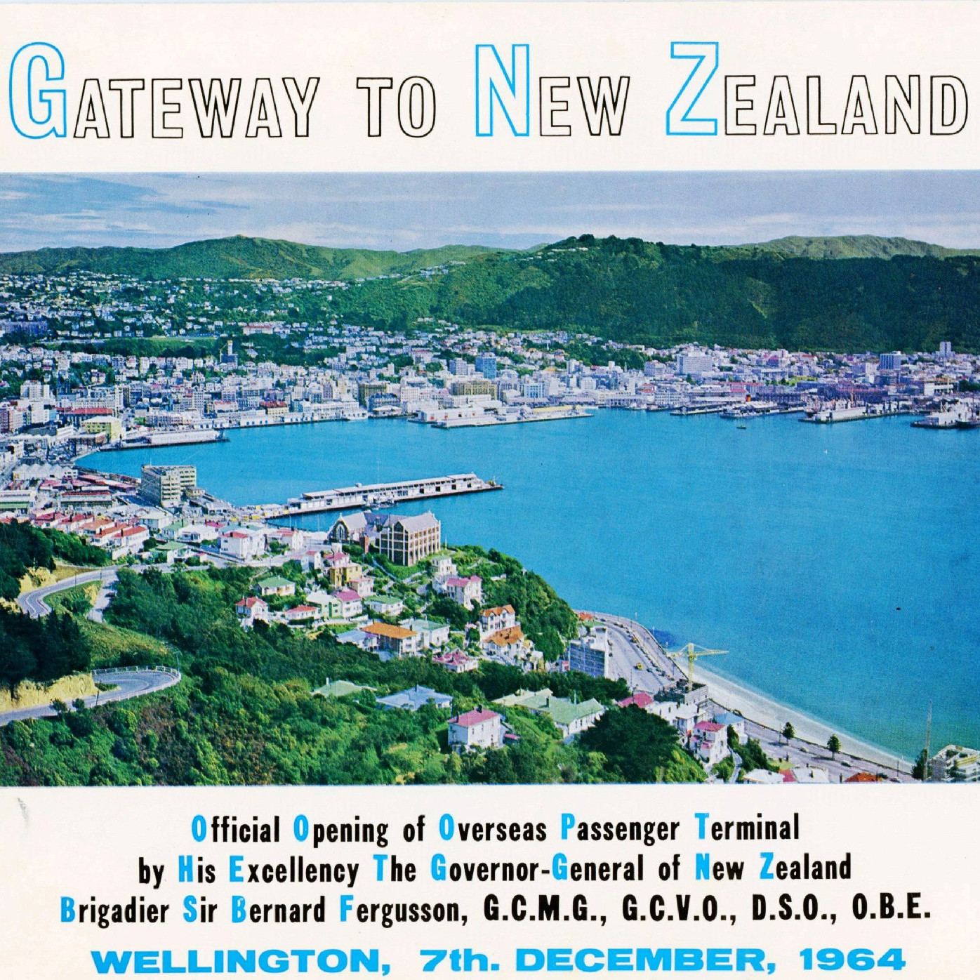 Gateway to New Zealand : Official Opening of Overseas Passenger Terminal