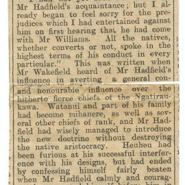 The Hadfield Memorial