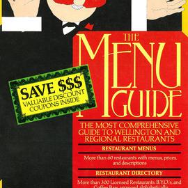 The Menu Guide : The most comprehensive guide to Wellington and regional restaurants (1982)