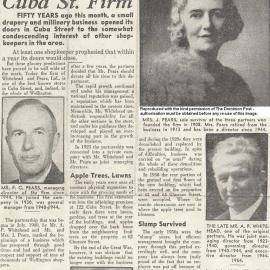 Whitehead and Pears Ltd Celebrate Golden Jubilee