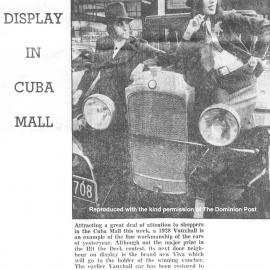 On display in Cuba Mall