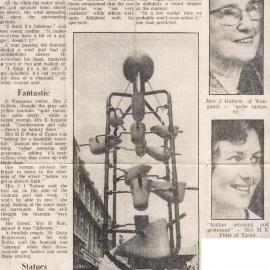 'Sugar Shovel' fountain sloshes crowds in Mall but makes an instant impact