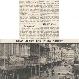 Traffic barred for mall in Cuba Street