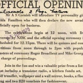 Official Opening (Cubacade)