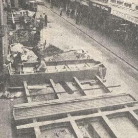 Signs of the mall up soon