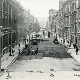 Road sealing, Victoria Street