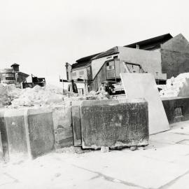 Foundation stone of the former Wellington Central Fire Station