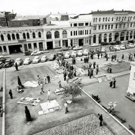 Arts display in Harris Street