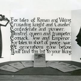 Historical fiction display 