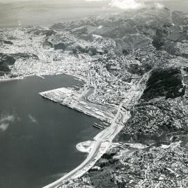 Aerial view of Wellington City 