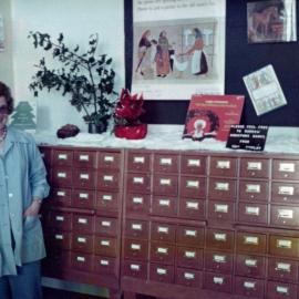 Library display 1975