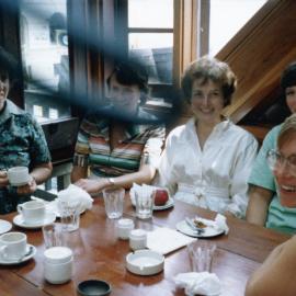 Librarians at the Settlement restaurant