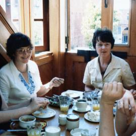Librarians at the Settlement restaurant
