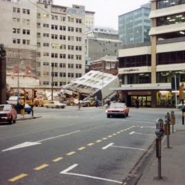 Demolition on Lambton Quay