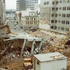 Construction site, Lambton Quay