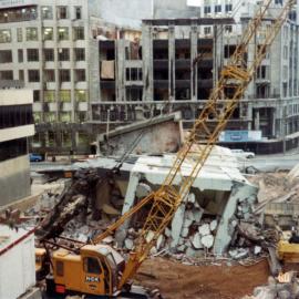 Construction site, Lambton Quay