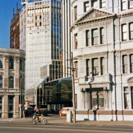 New and old buildings, Jervois Quay 