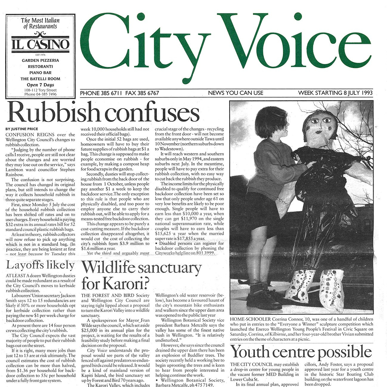 City Voice, 8th July 1993