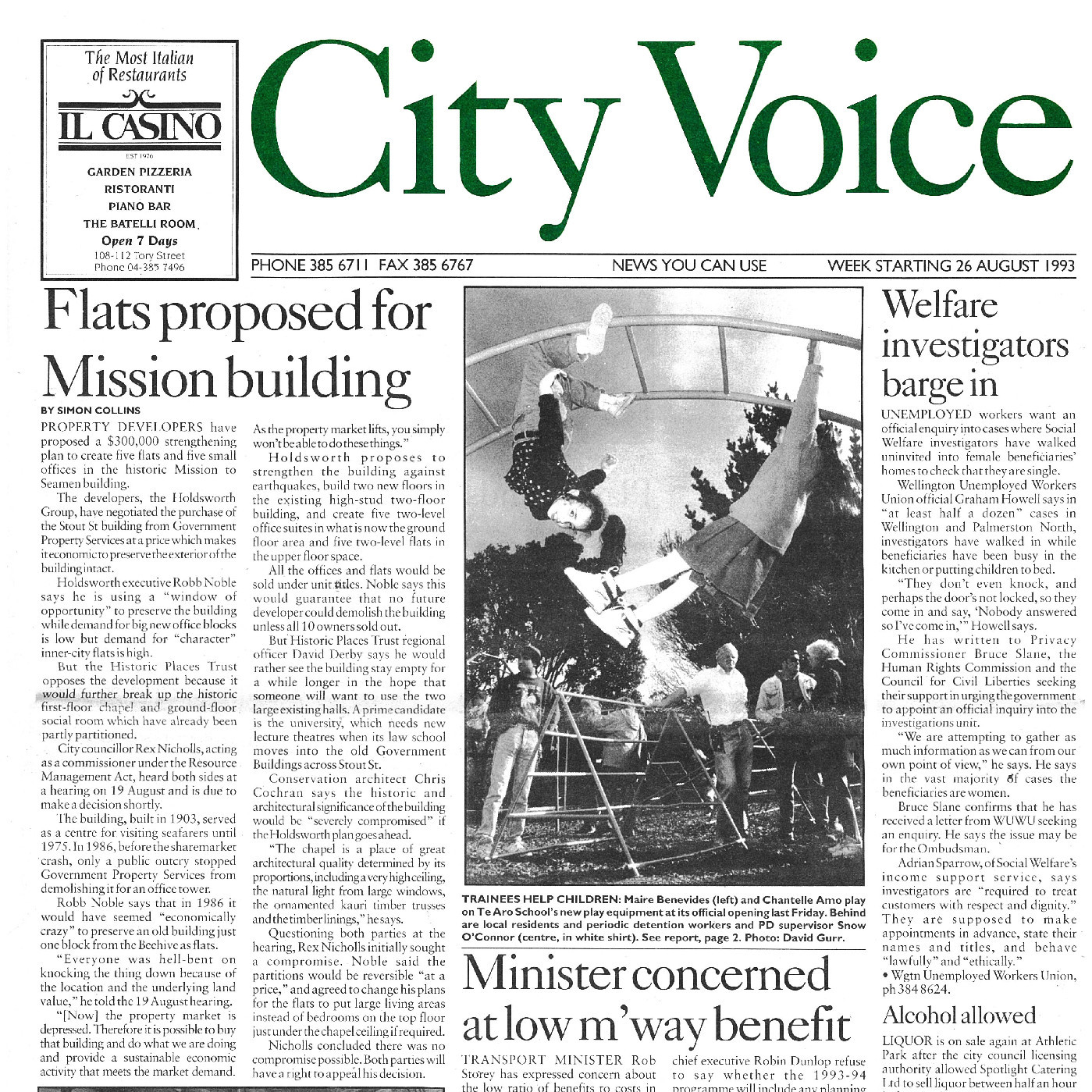 City Voice, 26th August 1993