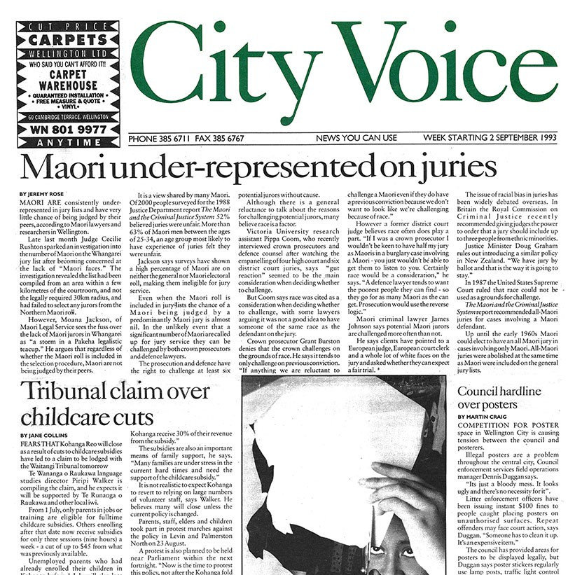 City Voice, 2nd September 1993