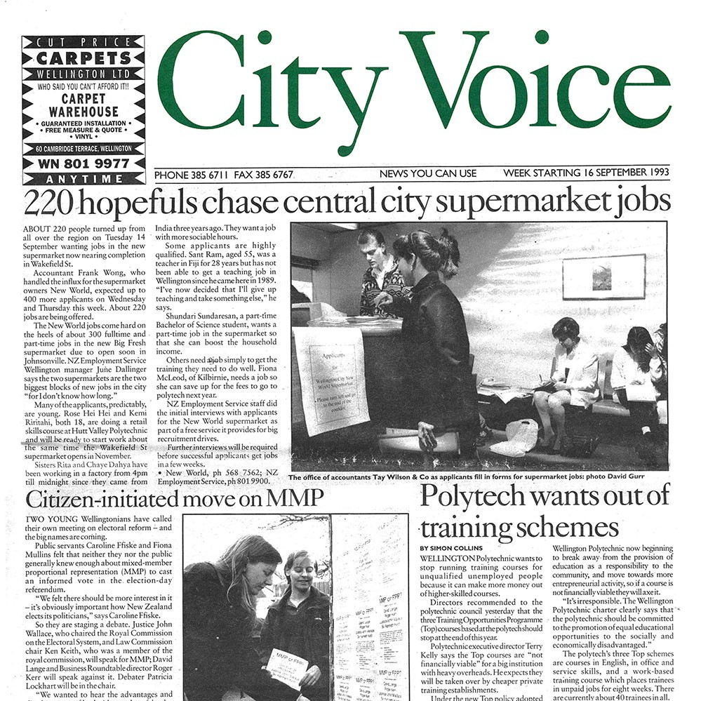 City Voice, 16th September 1993