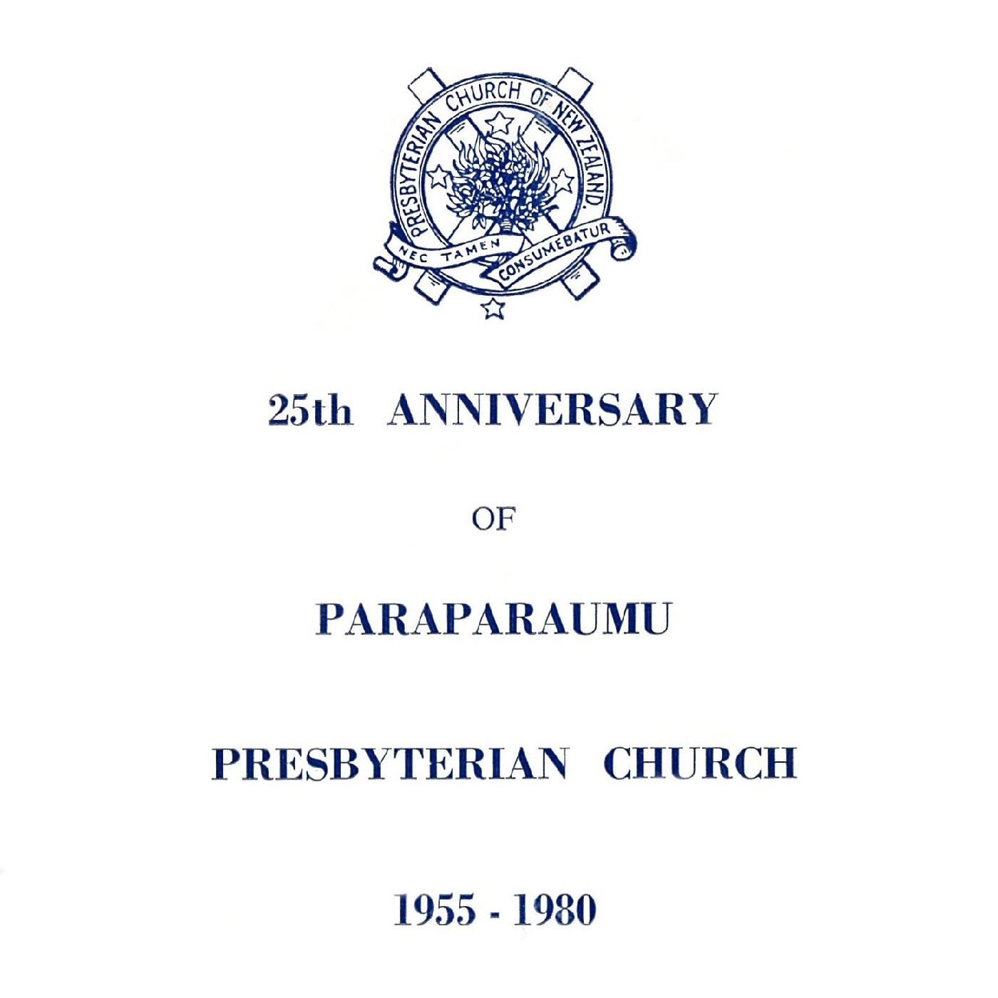25th Anniversary of Paraparaumu Presbyterian Church, 1955-1980