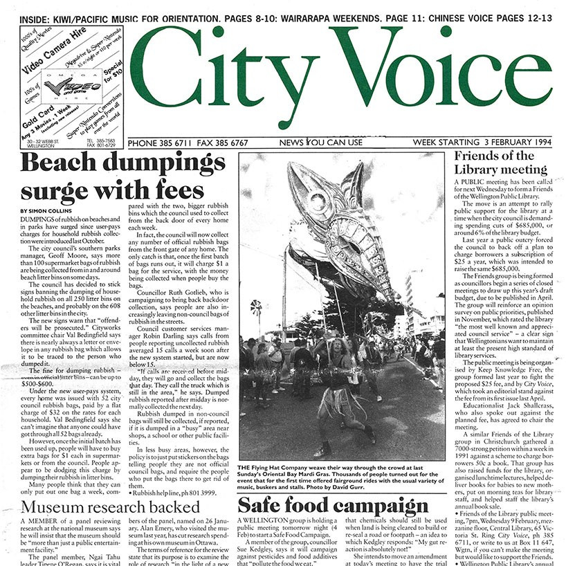 City Voice, 3rd February 1994