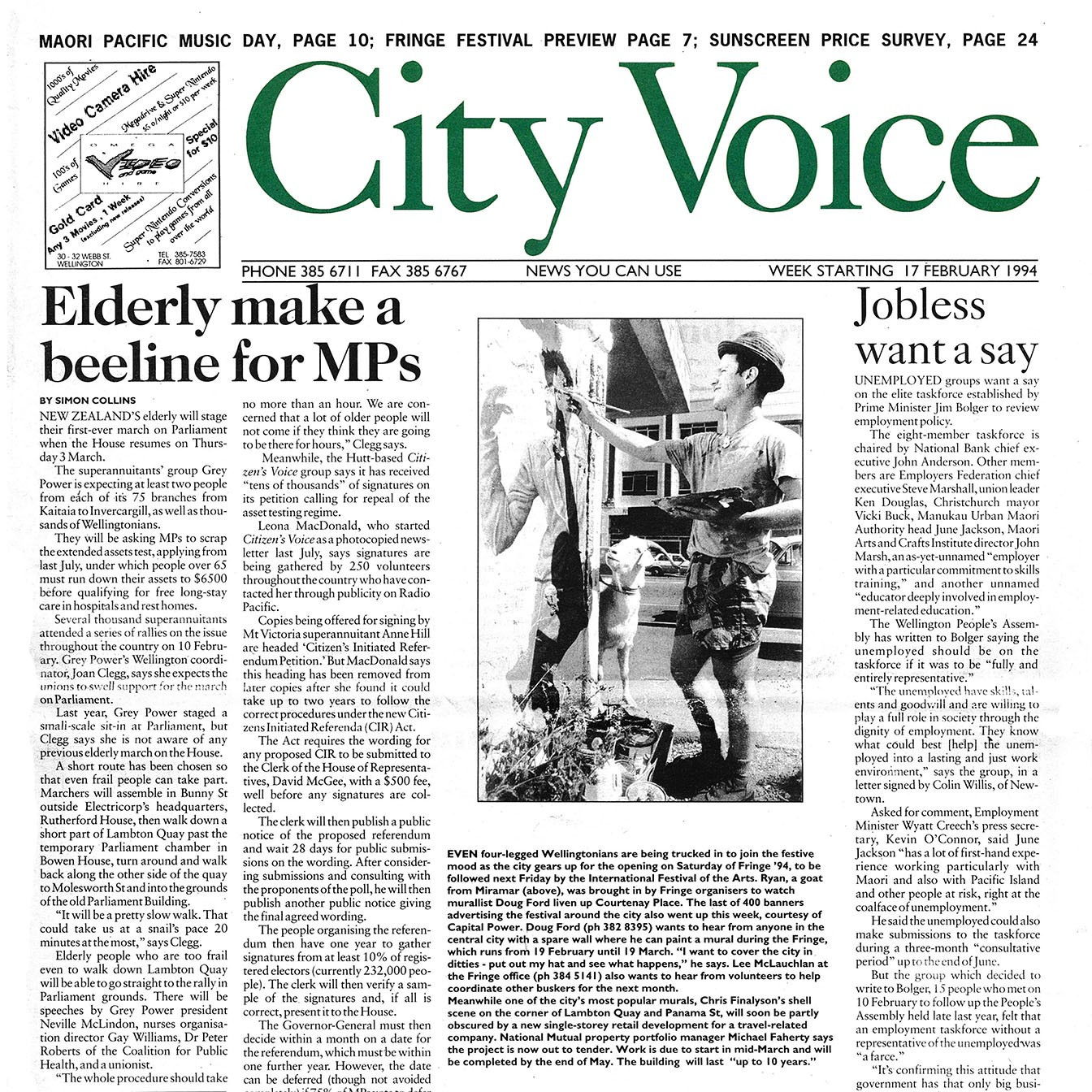 City Voice, 17th February 1994