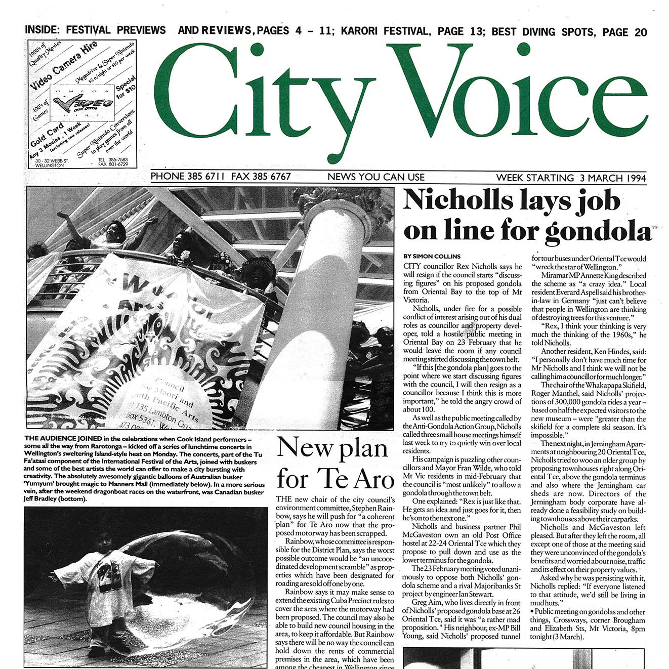 City Voice, 3rd March 1994