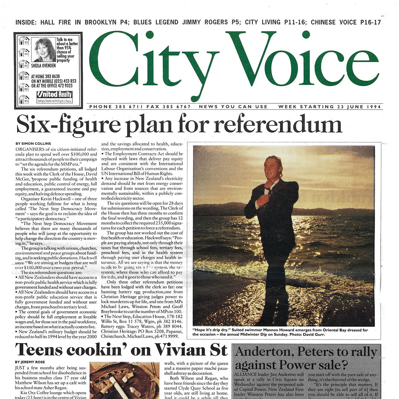 City Voice, 23rd June 1994