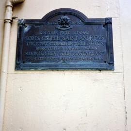 Scots Church - Saint Andrews (plaque)
