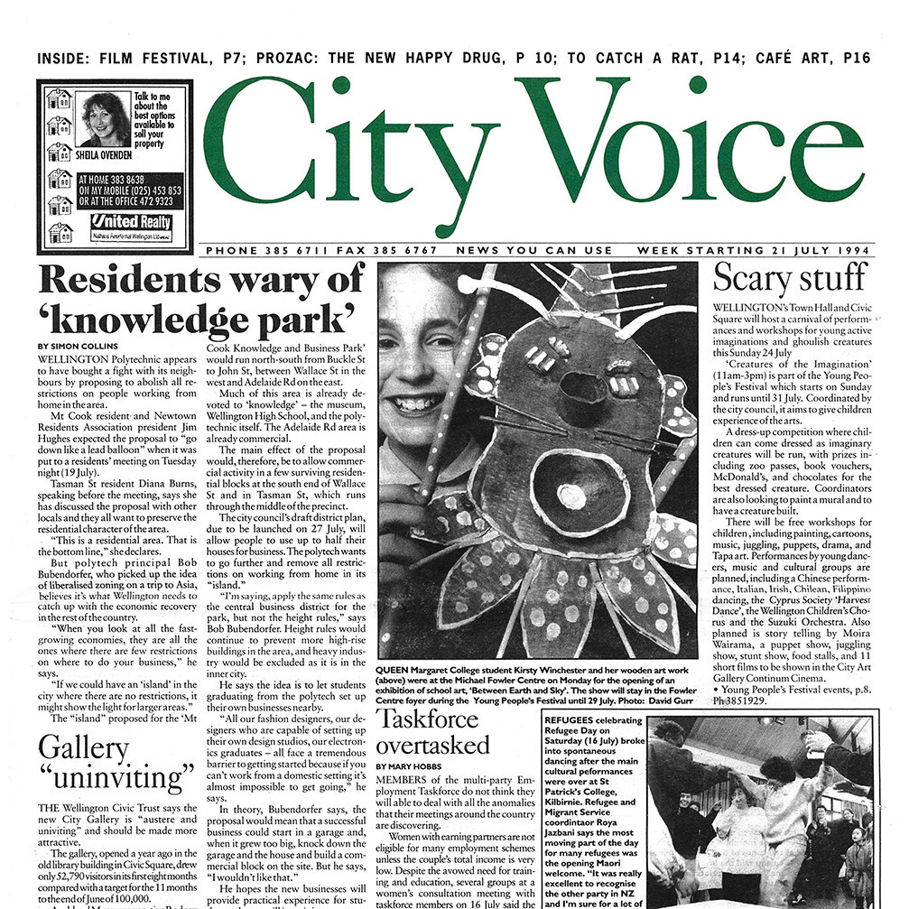 City Voice, 21st July 1994