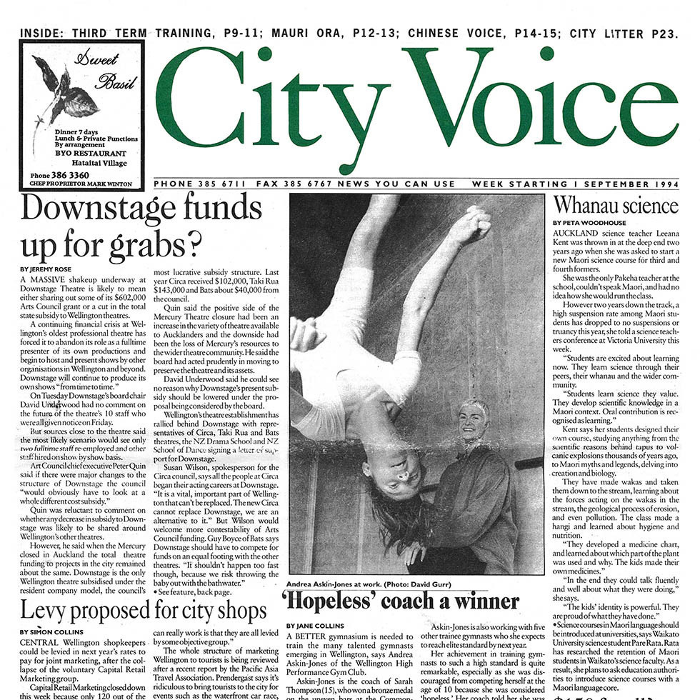 City Voice, 1st September 1994