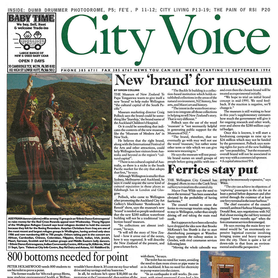 City Voice, 15th September 1994