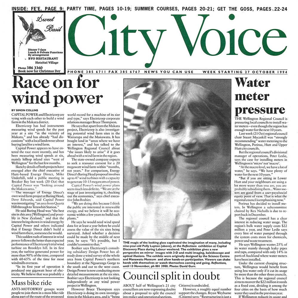 City Voice, 27th October 1994